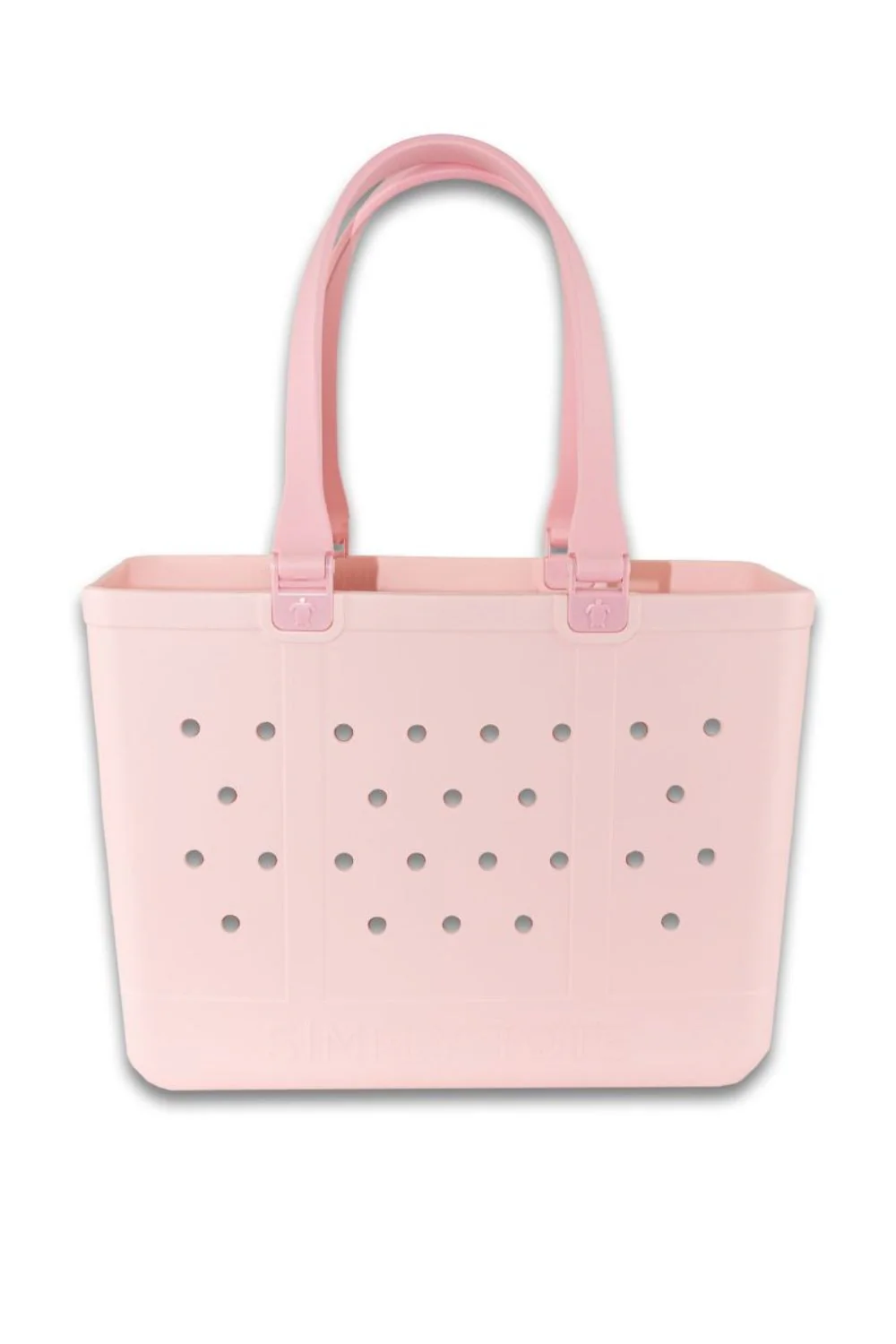 Simply Southern Large Waterproof Tote for Women in Coral | 0126-SIMPLYTOTE-CORAL - Image 2