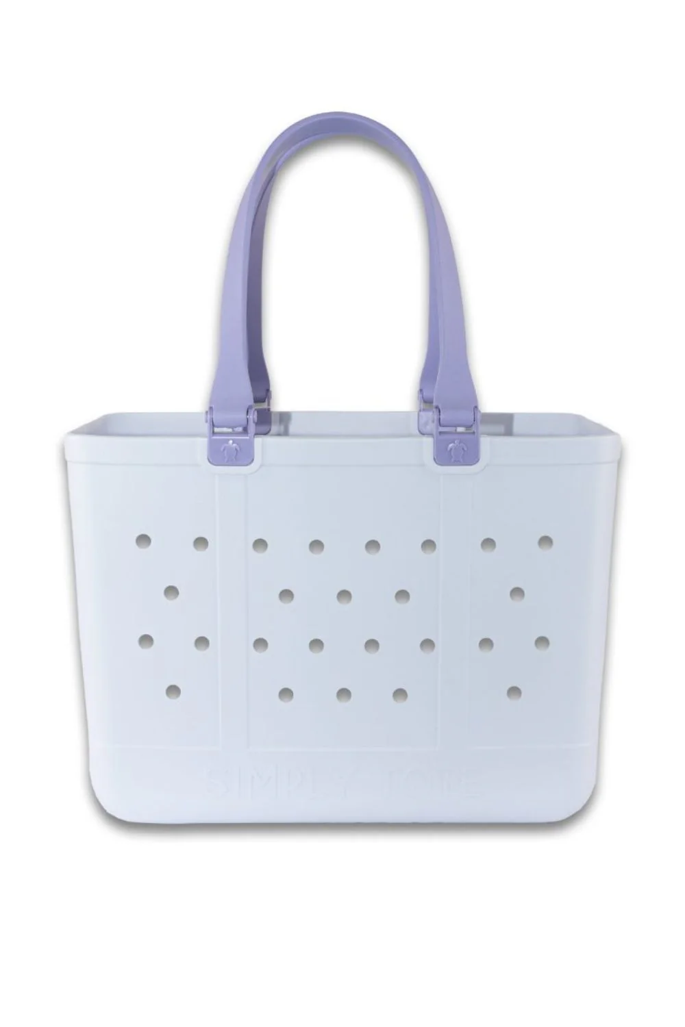 Simply Southern Large Waterproof Tote for Women in Lavender | 0126-SIMPLYTOTE-LAVENDER - Image 2