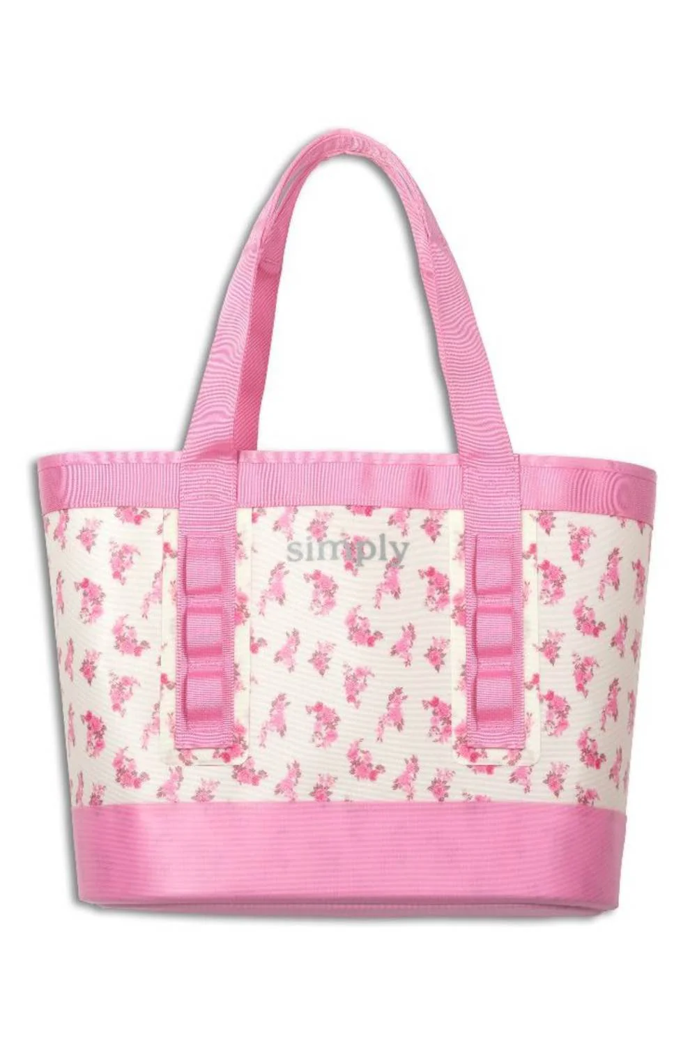 Simply Southern Simply Tough Tote in Pink Floral | 0126-SIMPLYTOTE-TOUGH-FLRL - Image 2