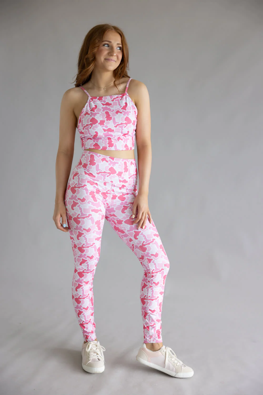 Simply Southern Square Neck Sports Bra for Women in Pink Camo | PP-0126-BRA-SQR-PNKCM - Image 2