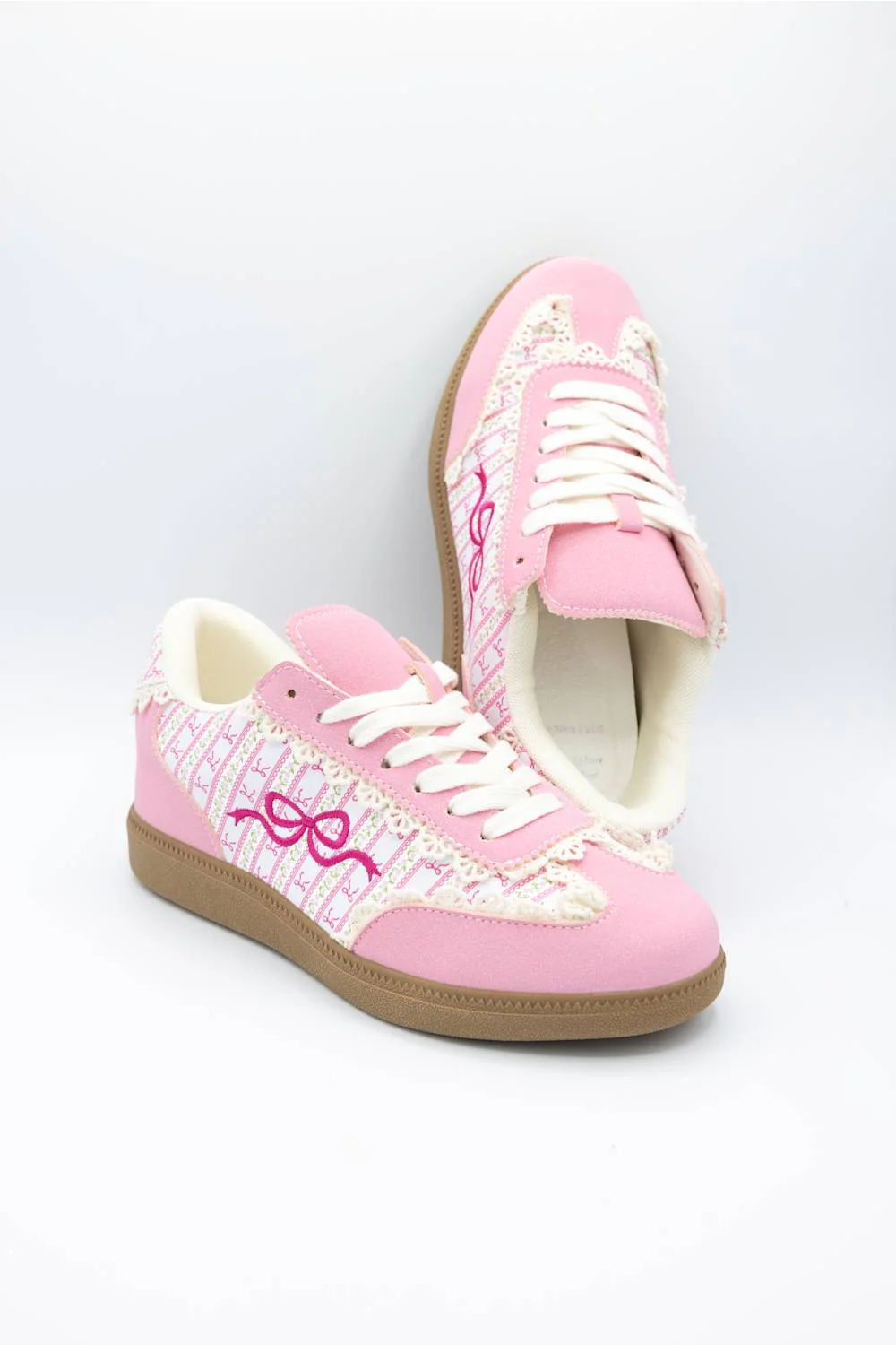 Simply Southern Summer Sneakers for Women in Pink Bow | PP-0126-SNEAKER-PINKBOW - Image 2