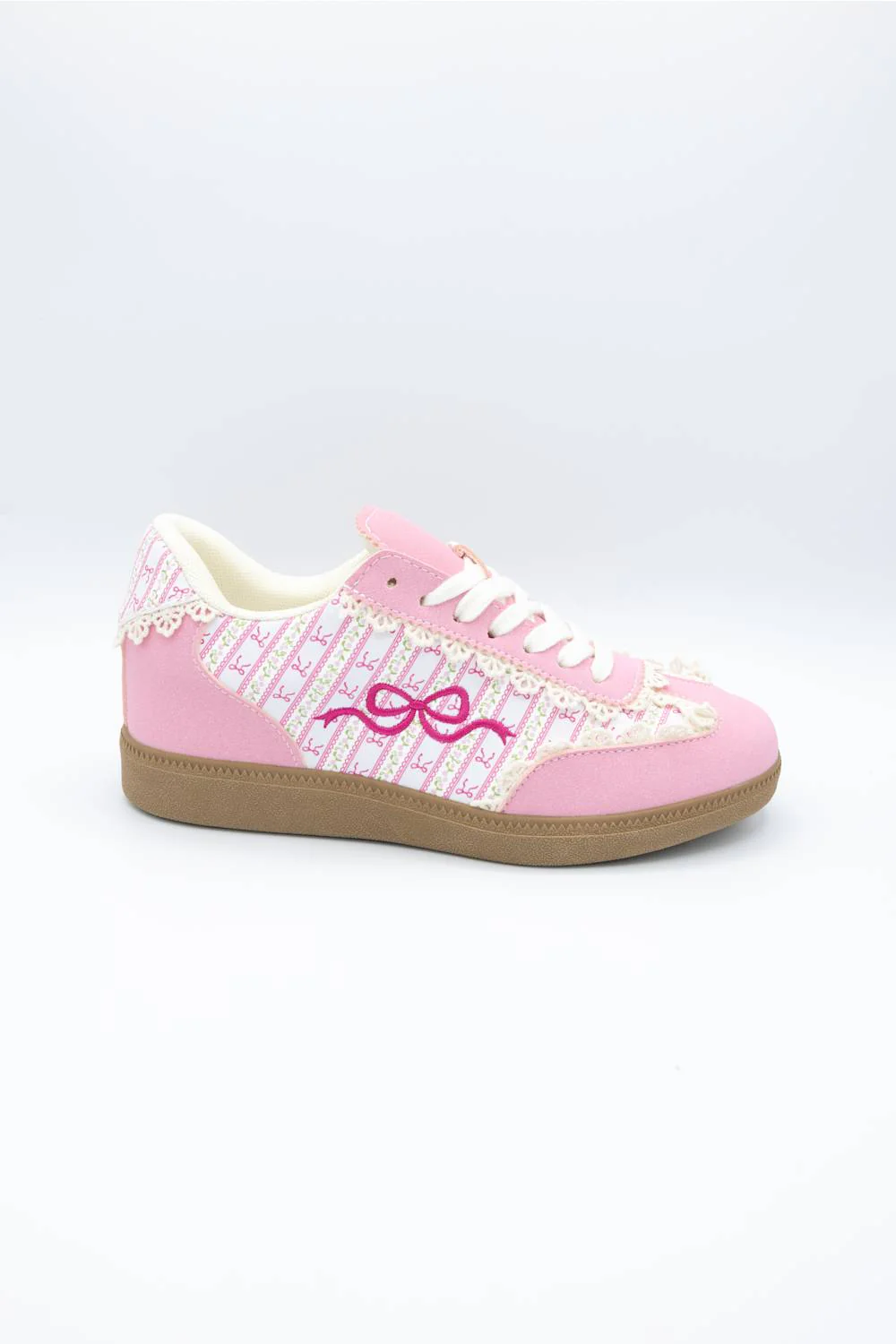 Simply Southern Summer Sneakers for Women in Pink Bow | PP-0126-SNEAKER-PINKBOW - Image 3