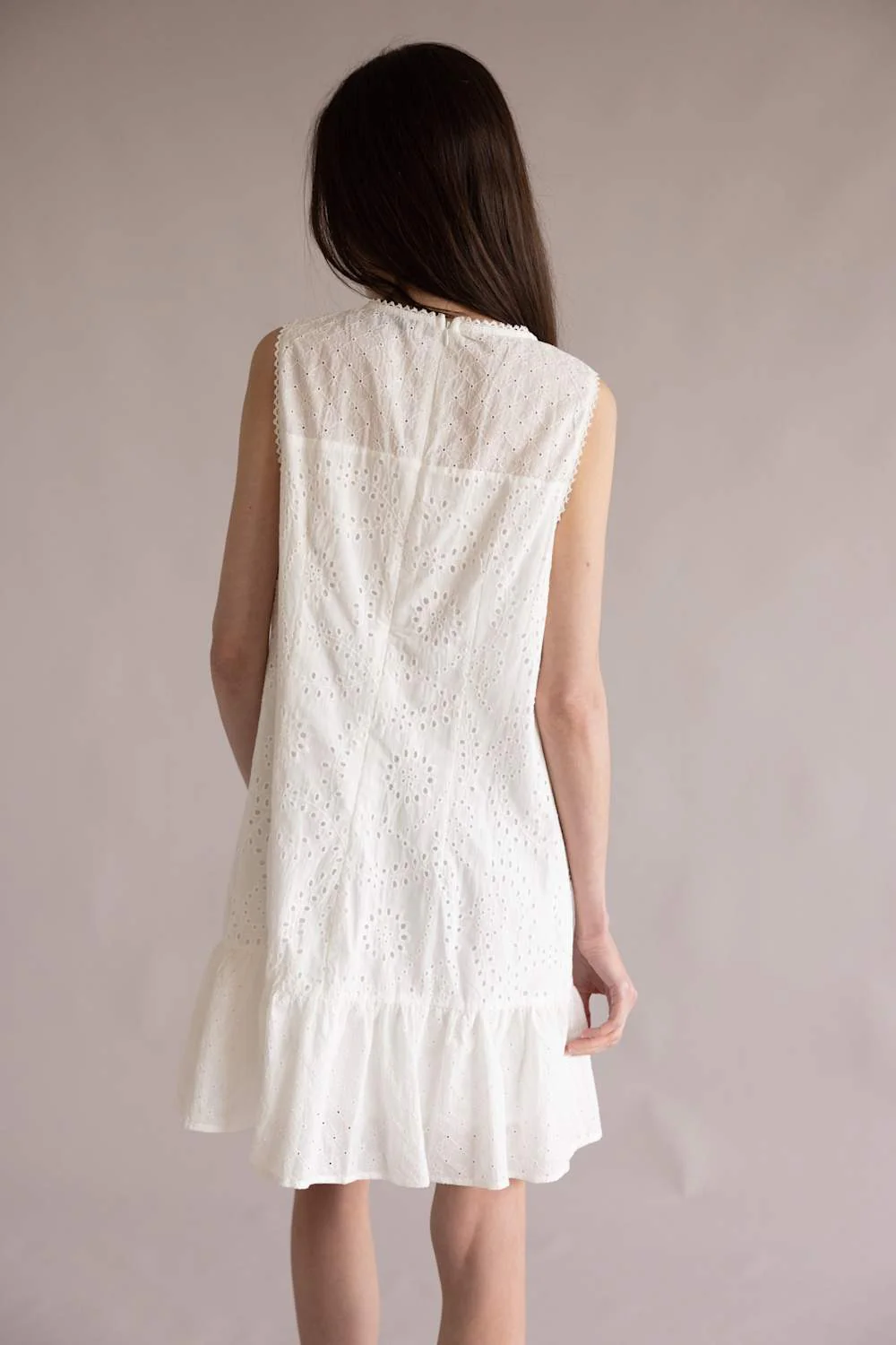 Simply Southern Sunday Afternoon Dress for Women in White | PP-0126-DRS-SUN-WHITE - Image 3