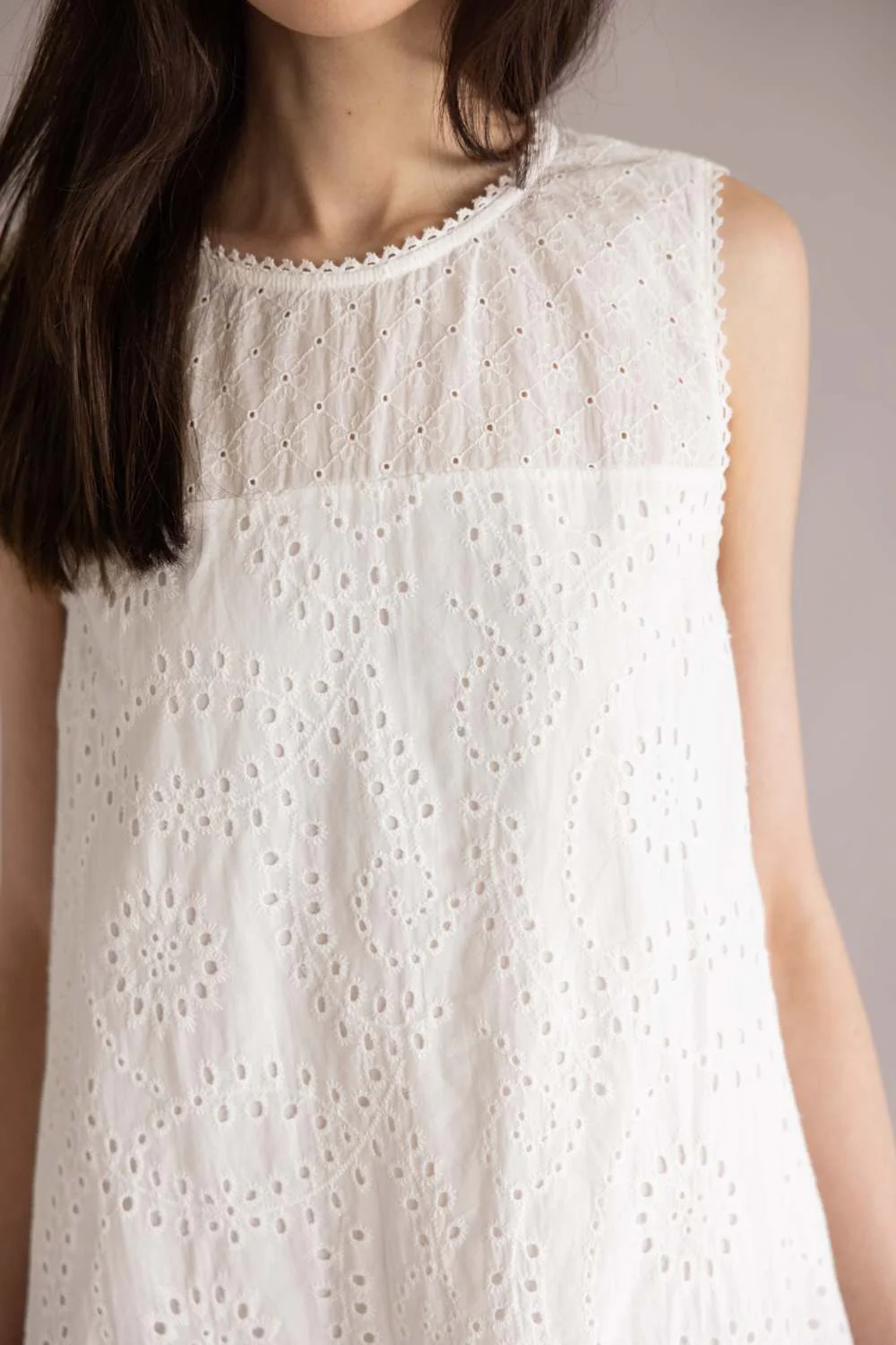 Simply Southern Sunday Afternoon Dress for Women in White | PP-0126-DRS-SUN-WHITE - Image 4