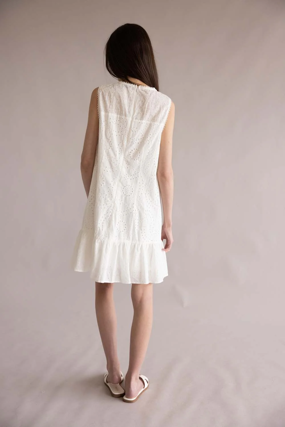 Simply Southern Sunday Afternoon Dress for Women in White | PP-0126-DRS-SUN-WHITE - Image 5
