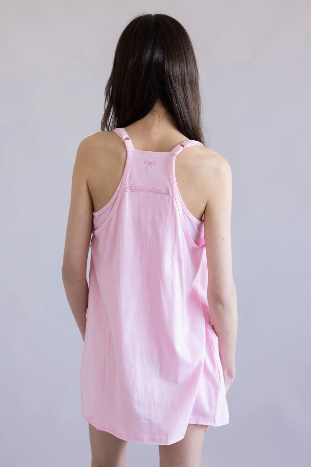 Simply Southern Tara Romper Dress for Women in Blush | PP-0126-DRS-TARA-BLUSH - Image 3