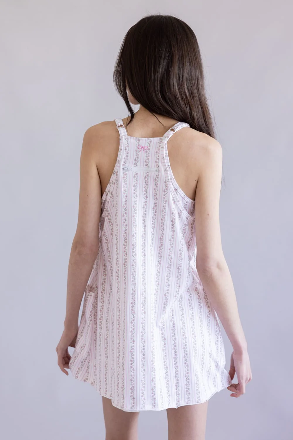 Simply Southern Tara Romper Dress for Women in Blush Stripe | PP-0126-DRS-TARA-BLSHSTR - Image 3