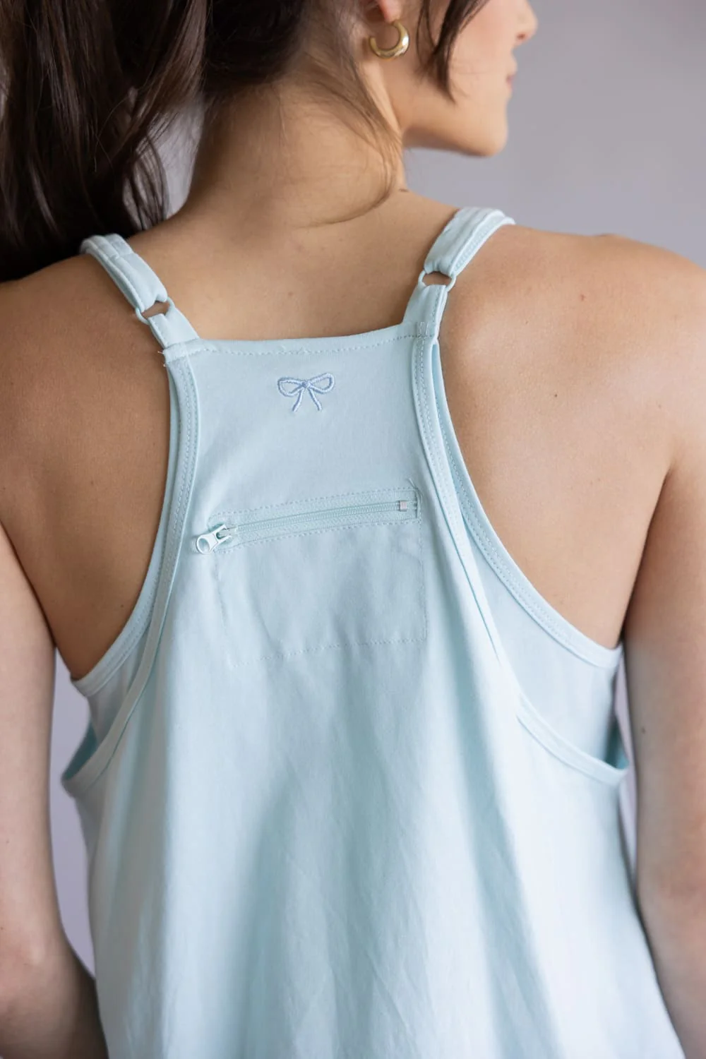 Simply Southern Tara Romper Dress for Women in Robin’s Egg Blue | PP-0126-DRS-TARA-ROBEGG - Image 5