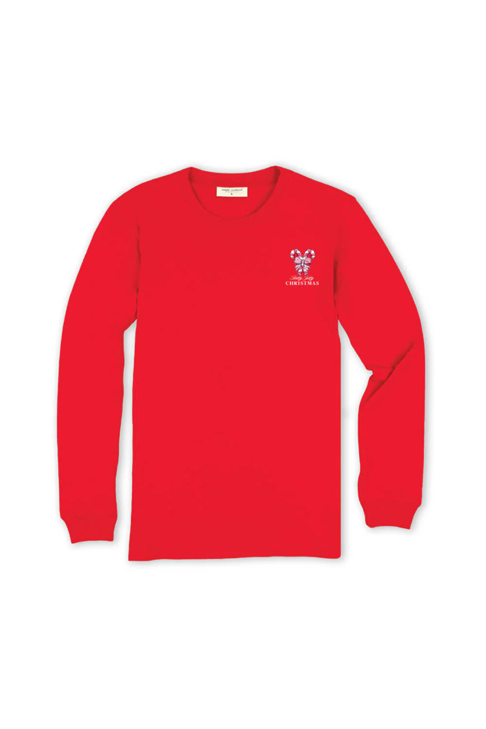 Simply Southern Tree Long Sleeve T-Shirt for Women in Red | LS-TREE-RED - Image 2