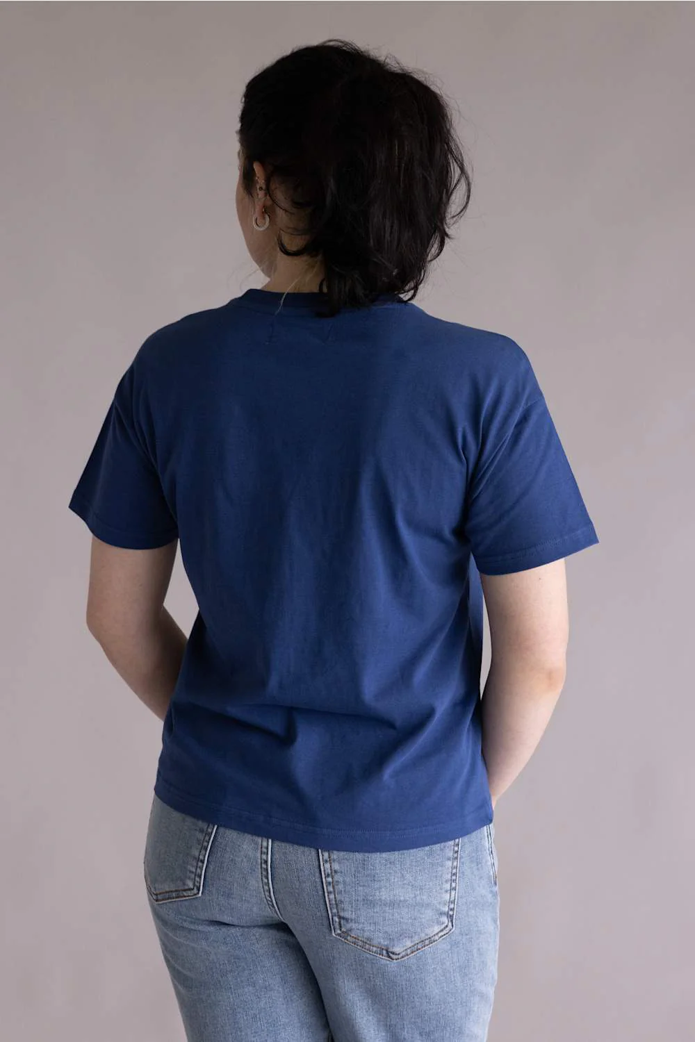 Simply Southern USA Applique T-Shirt for Women in Navy | PP-0126-TEE-USA-APPL-NAVY - Image 3