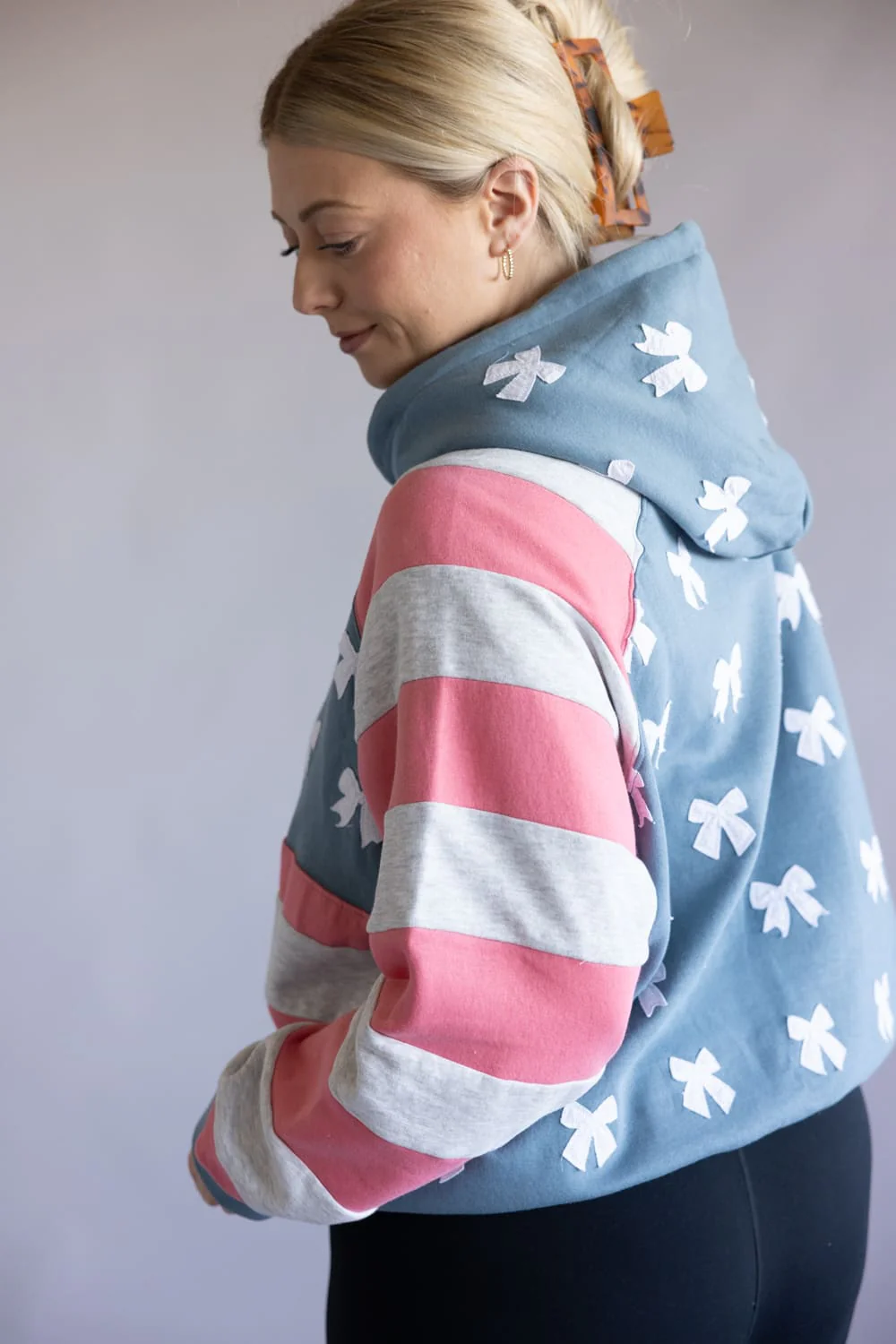 Simply Southern USA Patch Hoodie for Women in Multi | PP-0126-HD-PATCH-USA - Image 6