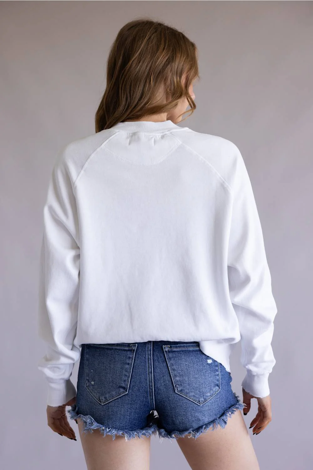 Simply Southern USA Summer Crewneck for Women in White | PP-0126-CREW-SUMR-USA - Image 2