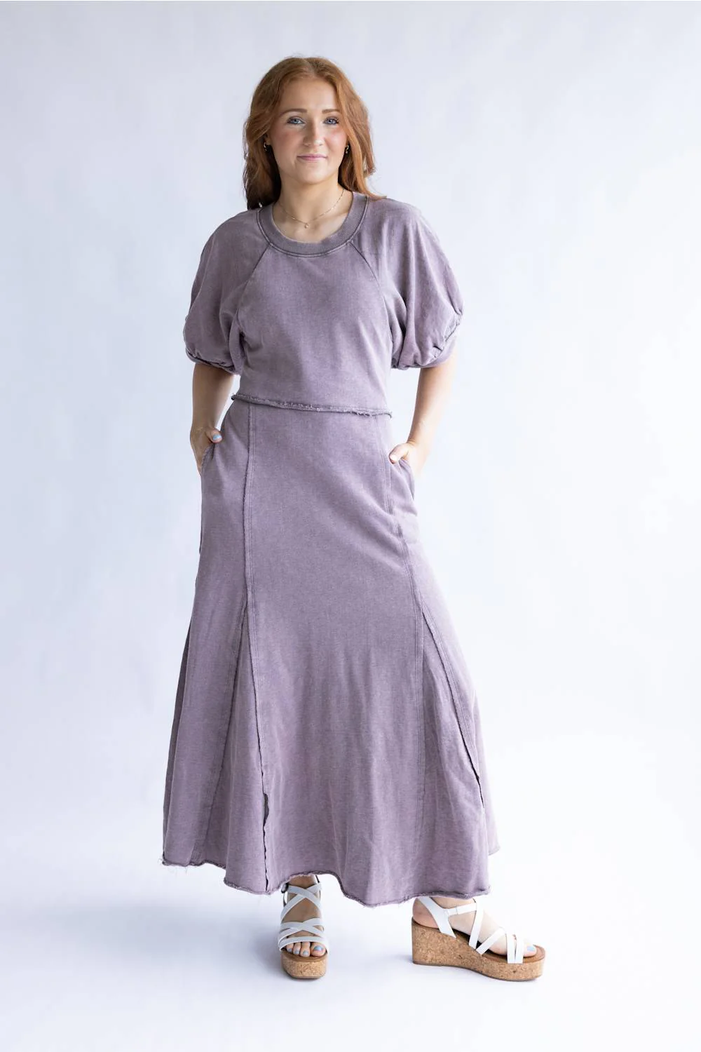 Simply Southern Washed Dress for Women in Dark Gray | PP-0126-DRS-WSHD-DKGRY - Image 4