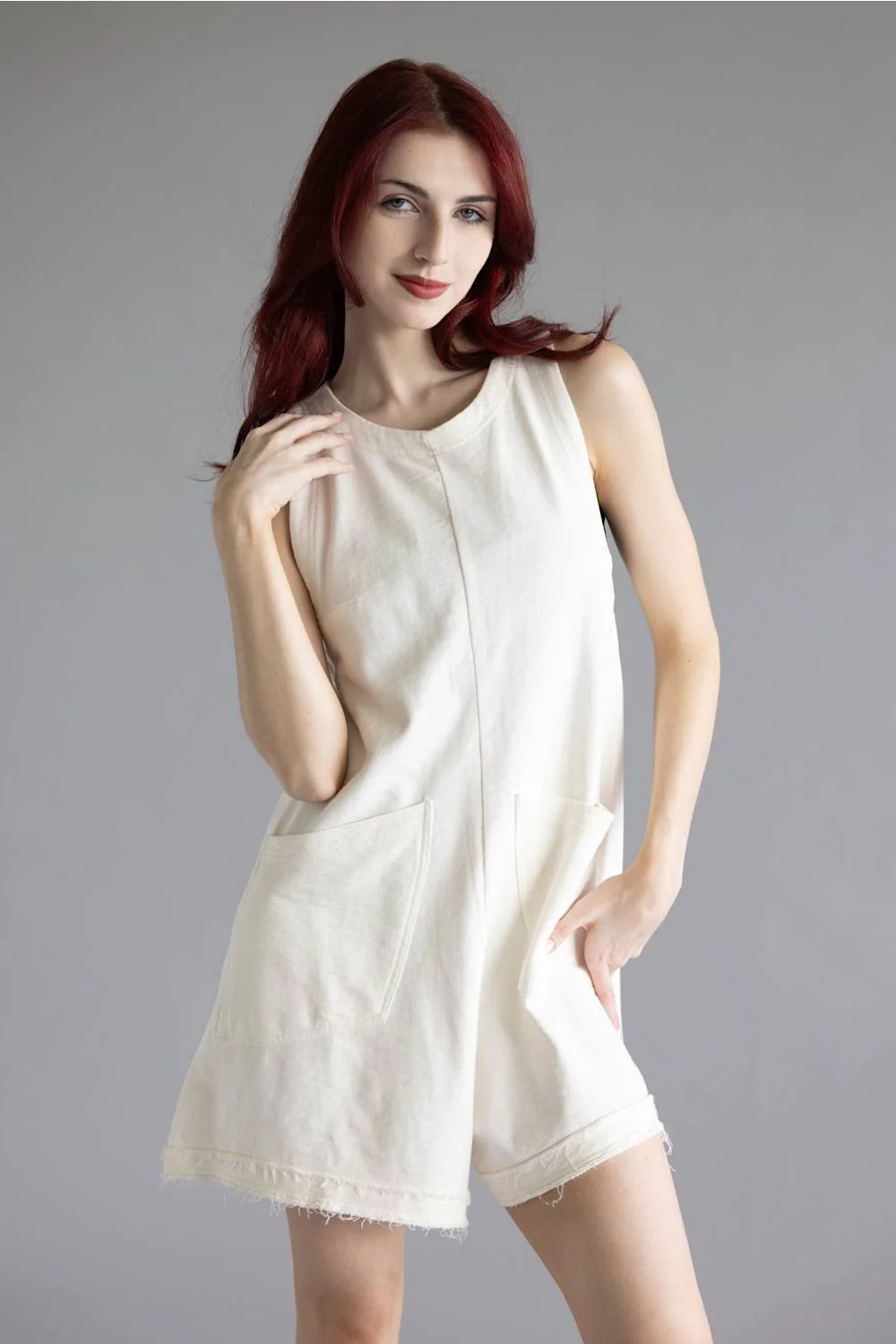 Simply Southern Washed Romper for Women - Image 2