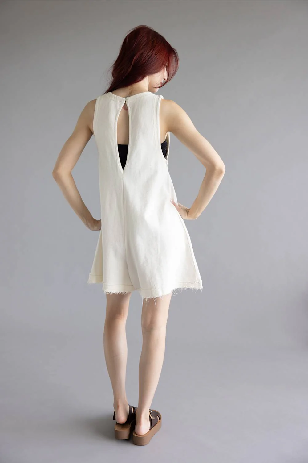 Simply Southern Washed Romper for Women in Pearl | PP-0126-RMPR-WSHD-PKT-PEARL - Image 4