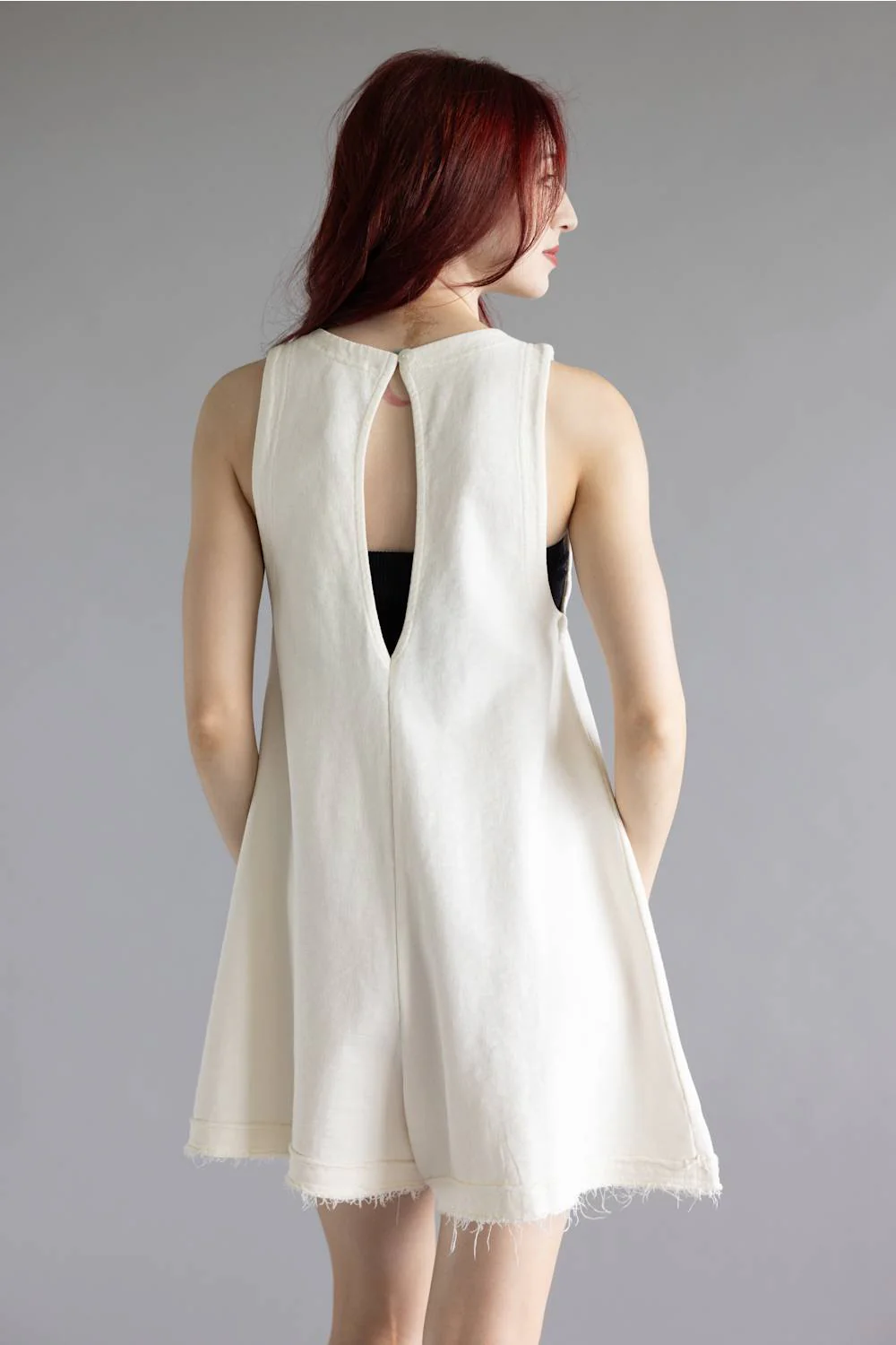 Simply Southern Washed Romper for Women in Pearl | PP-0126-RMPR-WSHD-PKT-PEARL - Image 5