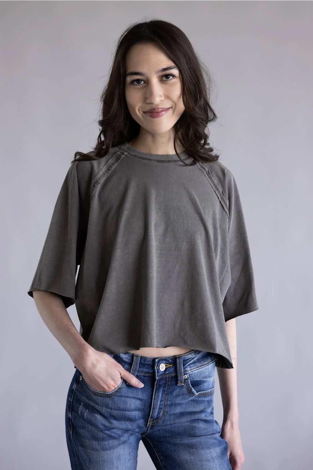 Simply Southern Washed T-Shirt for Women - Image 2
