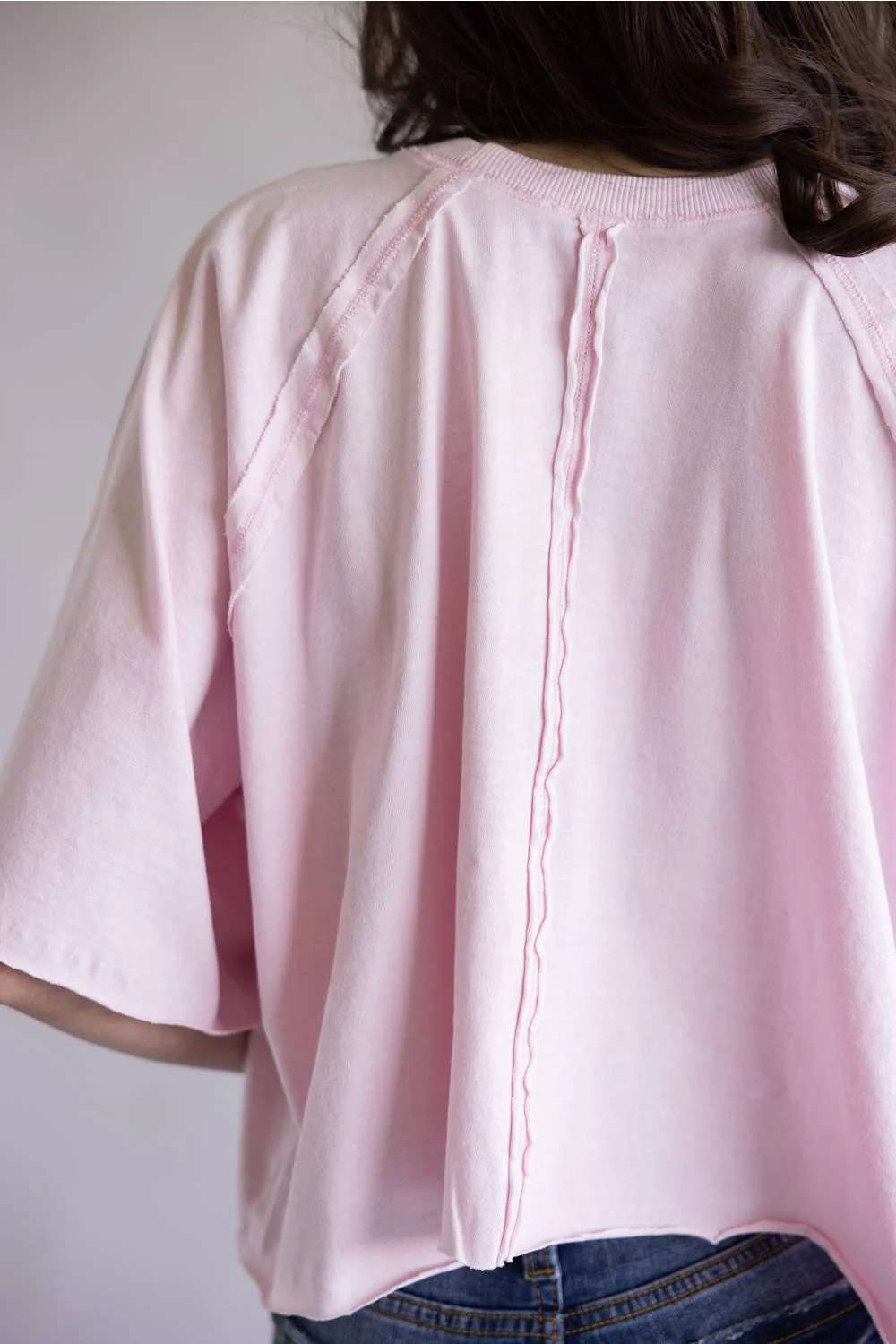 Simply Southern Washed T-Shirt for Women in Rose | PP-0126-TEE-WSHD-ROSE - Image 3