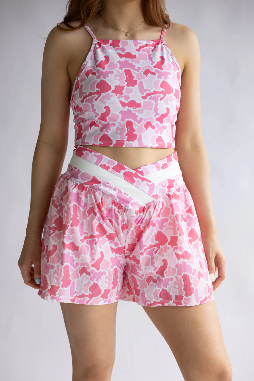 Simply Southern Wrap Shorts for Women in Pink Camo | PP-0126-SHORT-WRAP-PNKCM - Image 2