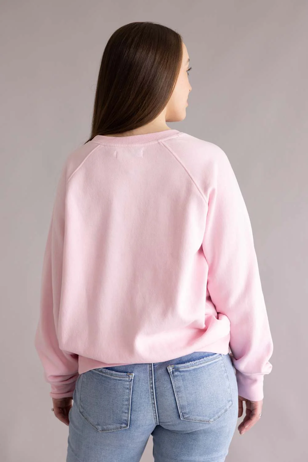 Simply Southern x Peeps Crewneck for Women in Light Pink | PP-0126-PEEPS-CRW - Image 5