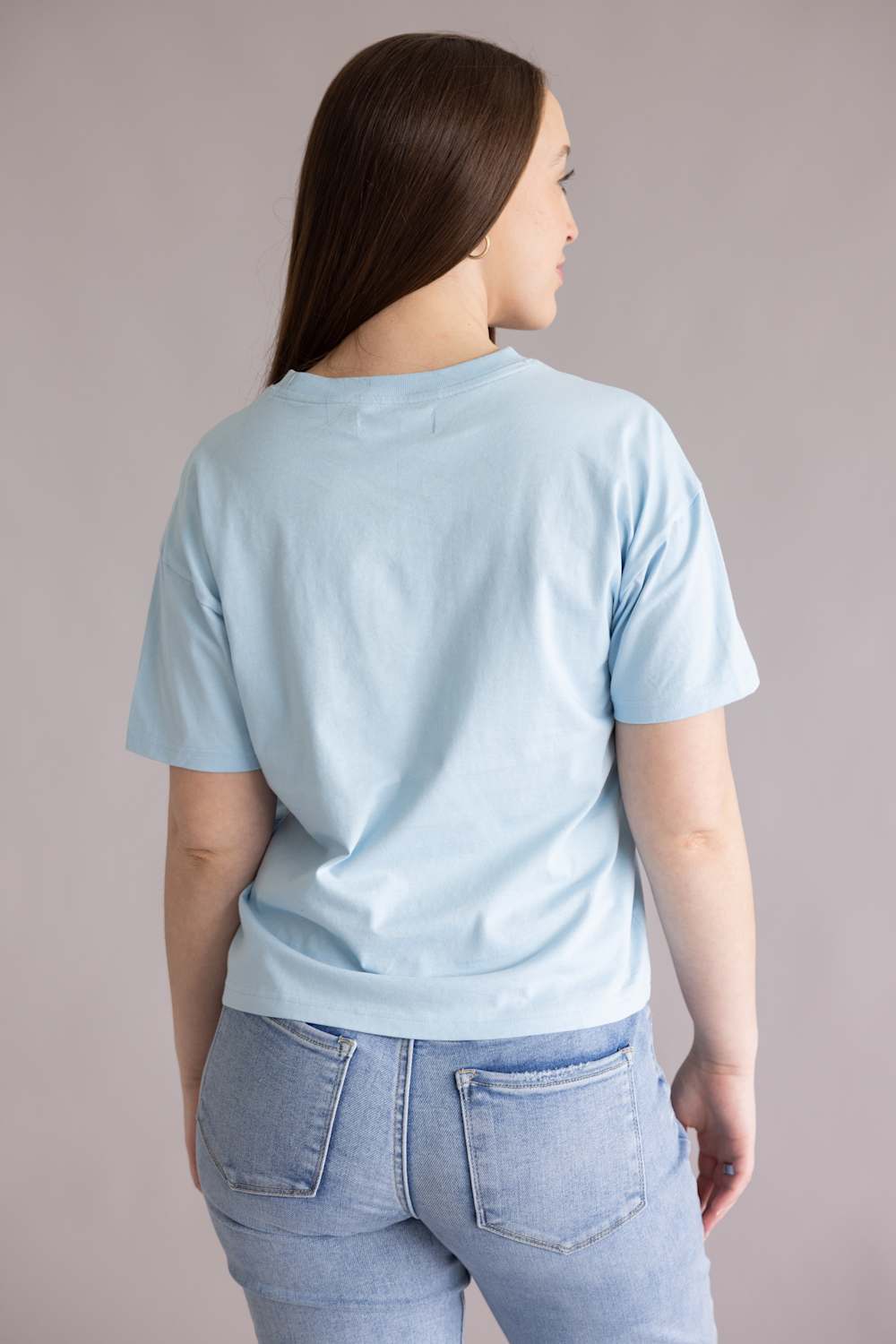 Simply Southern x Peeps T-Shirt for Women in Light Blue | PP-0126-PEEPS-TEE - Image 2