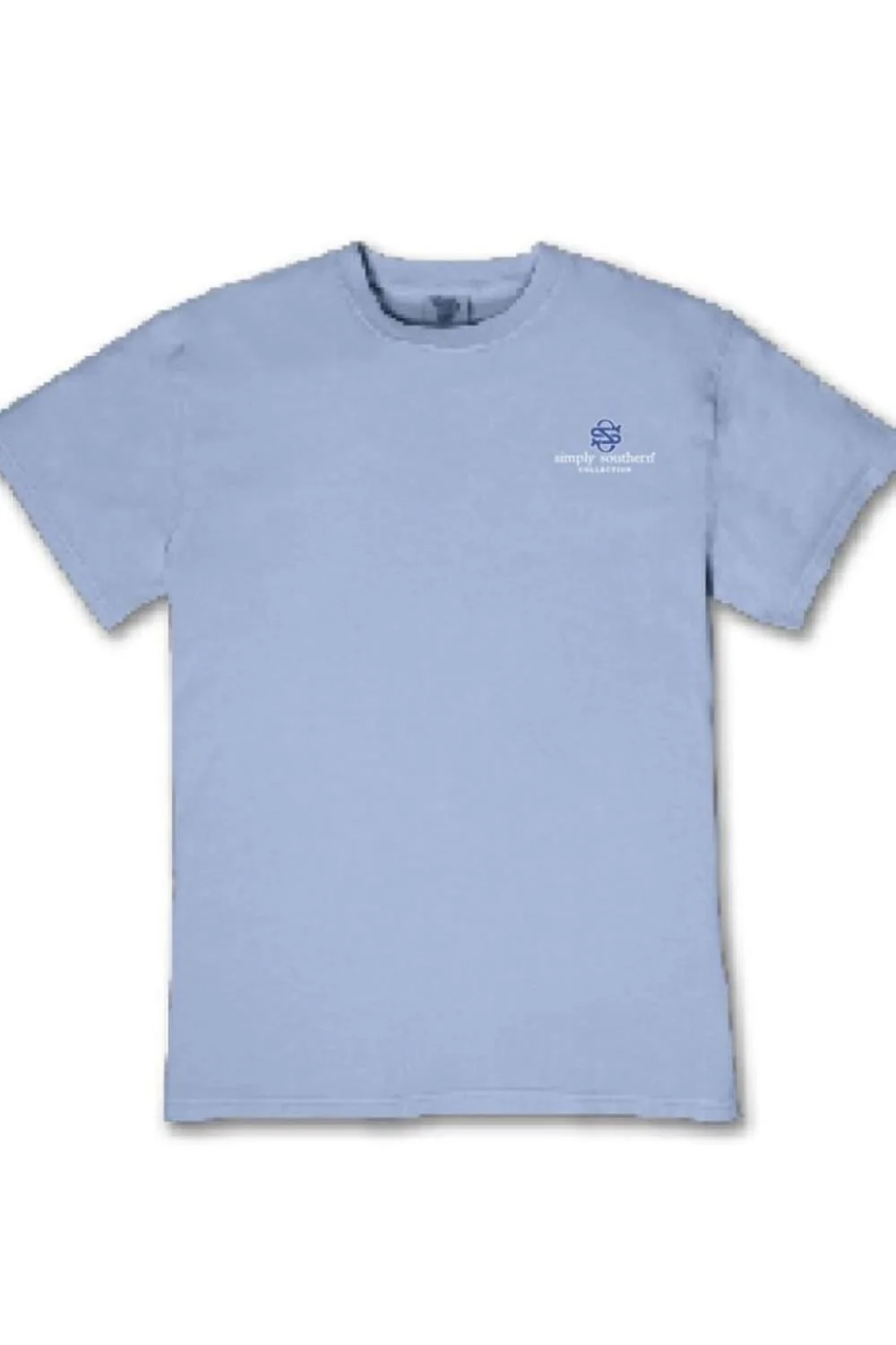 Simply Southern Youth At the Lake T-Shirt for Girls in Faded Blue | YTH-MINWASH-LAKE-FDBLU - Image 3
