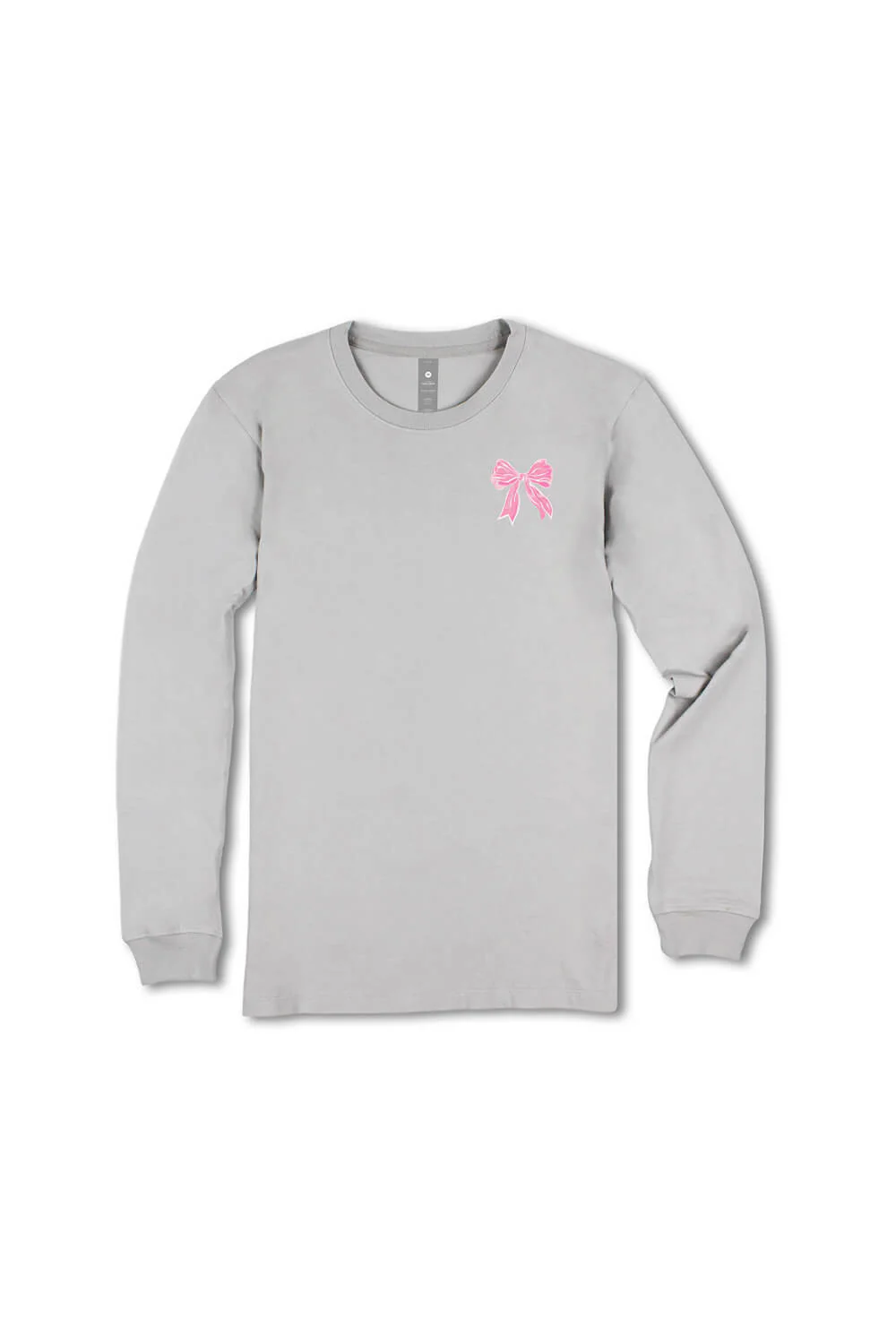 Simply Southern Youth Doing My Best Long Sleeve T-Shirt for Girls in Sport Gray | YTH-LS-REST-SPORTGRY - Image 2