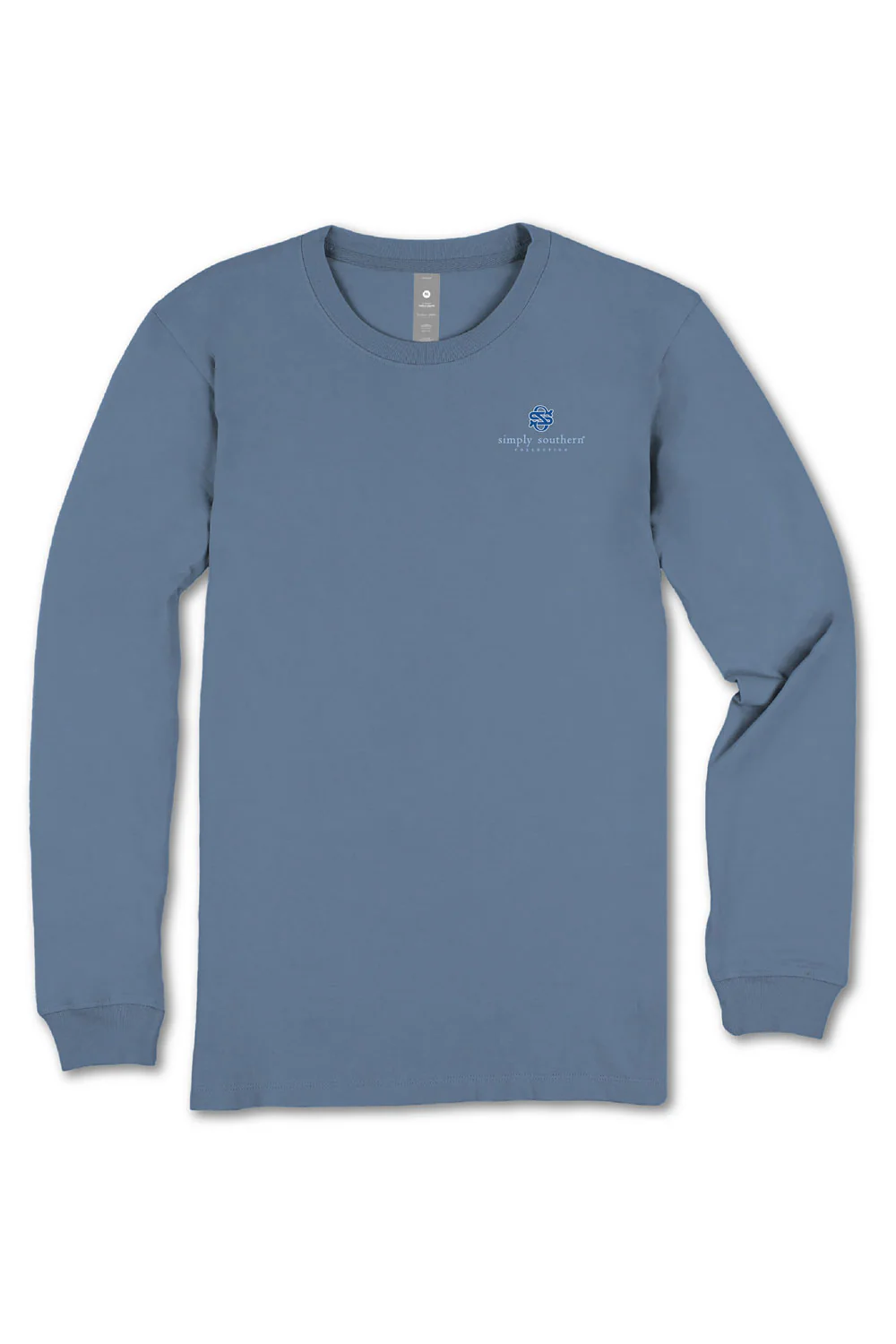 Simply Southern Youth Love & A Dog Long Sleeve T-Shirt for Girls in Blue | YTH-LS-LOVE-ICELAND - Image 2