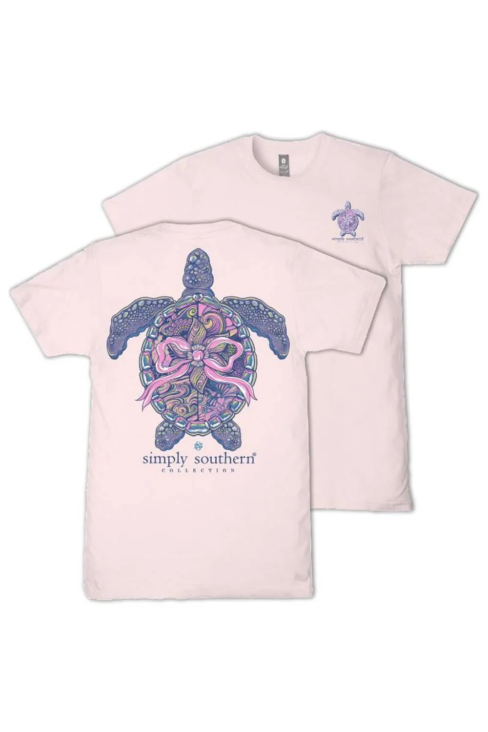 Simply Southern Youth Mandala Turtle Tracking T-Shirt for Girls in Rosy Pink | YTH-SS-TRACKT6-MNDLA-ROSY - Image 3