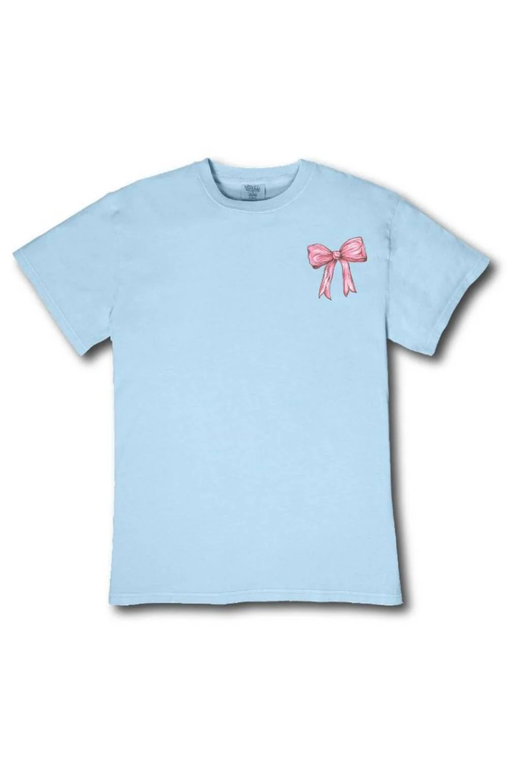 Simply Southern Youth Palm Trees Mineral Wash T-Shirt for Girls in Glacier Blue | YTH-MINWASH-PALM-GLACR - Image 3
