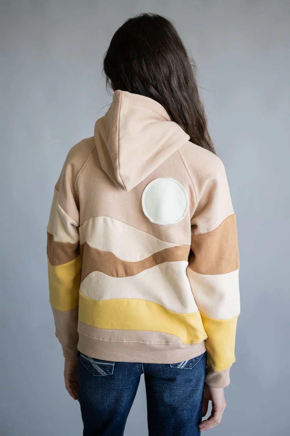 Simply Southern Youth Sun Patch Hoodie for Girls in Multi | PP-0225-YTH-HD-PATCH-SUN - Image 5