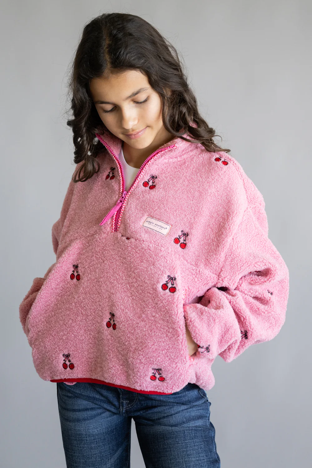 Simply Southern Youth Taylor ½ Zip Pullover for Girls - Image 2