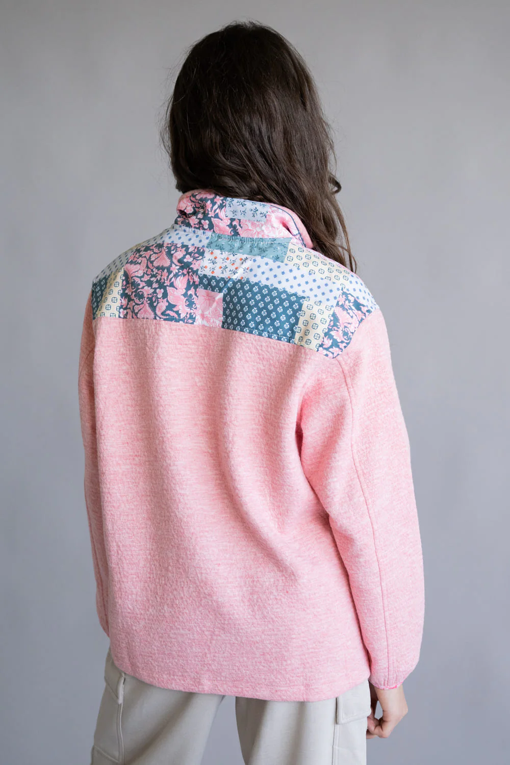 Simply Southern Youth Aria ¼ Zip Pullover for Girls in Petal | PP-0225-YTH-QTRZIP-ARIA-PETAL - Image 4