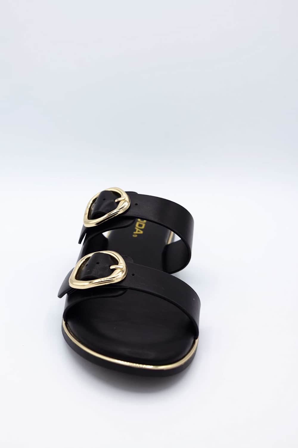 Soda Arina Buckle Slide Sandals for Women in Black | ARINA-S BLACK - Image 4