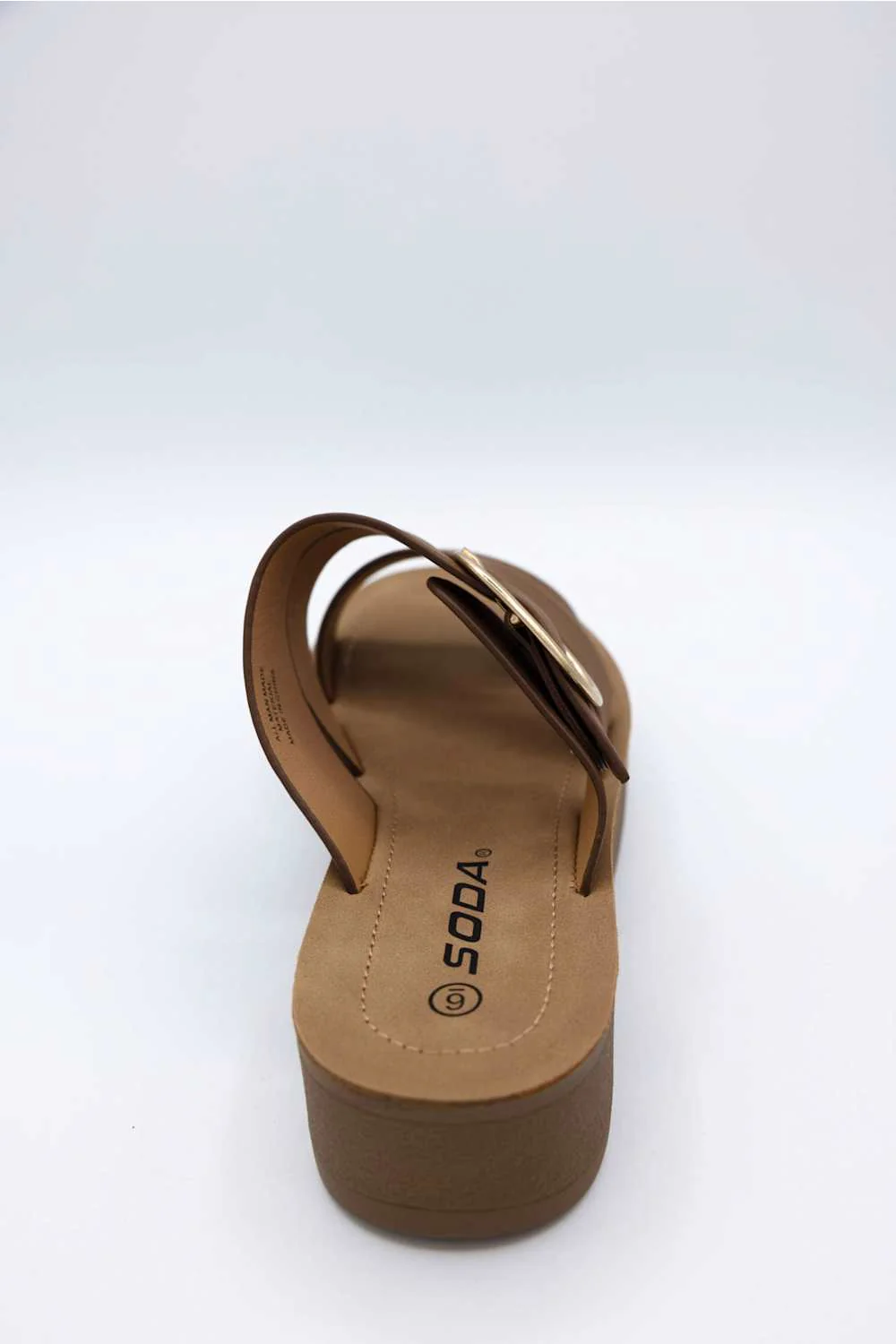 Soda Hanson Platform Sandals for Women in Brown | HANSON-S BROWN - Image 4