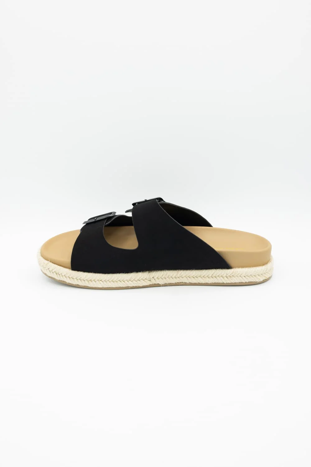 Soda Hertha Two Buckle Platform Sandals in Black | HERTHA-S BLACK - Image 5