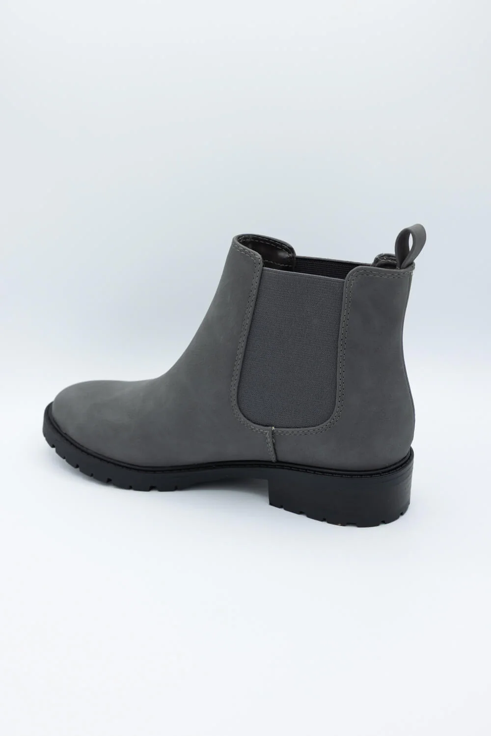Soda Hopper Chelsea Lug Booties for Women in Grey | HOPPER-S DK GRAY - Image 3