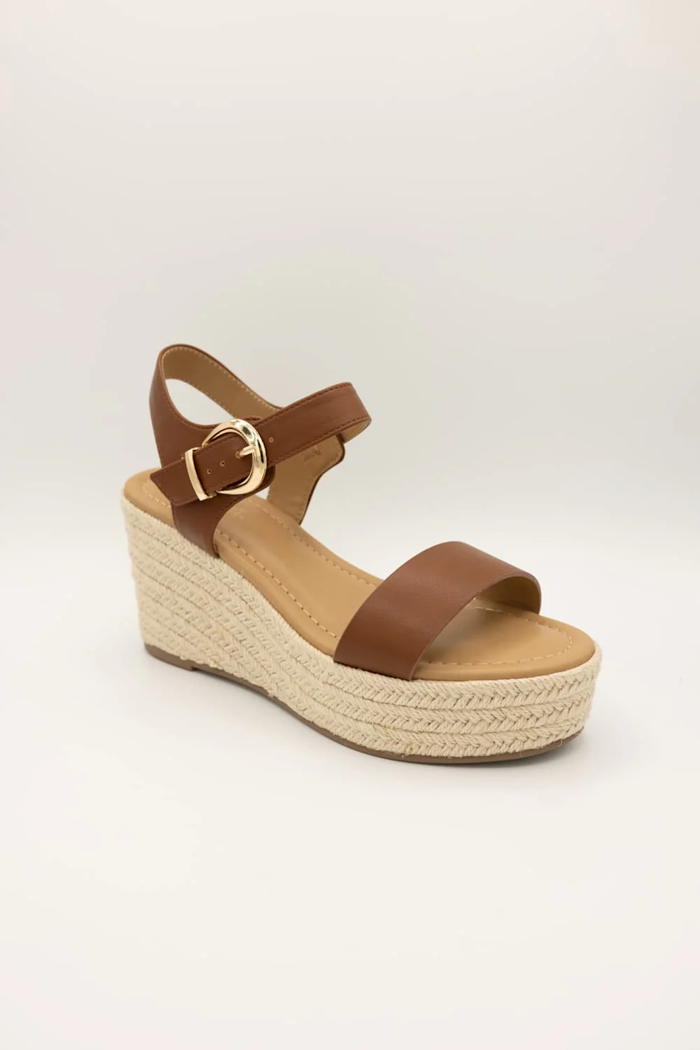 Soda Jena Rope Wedges for Women in Cognac | JENA-S COGNAC - Image 2