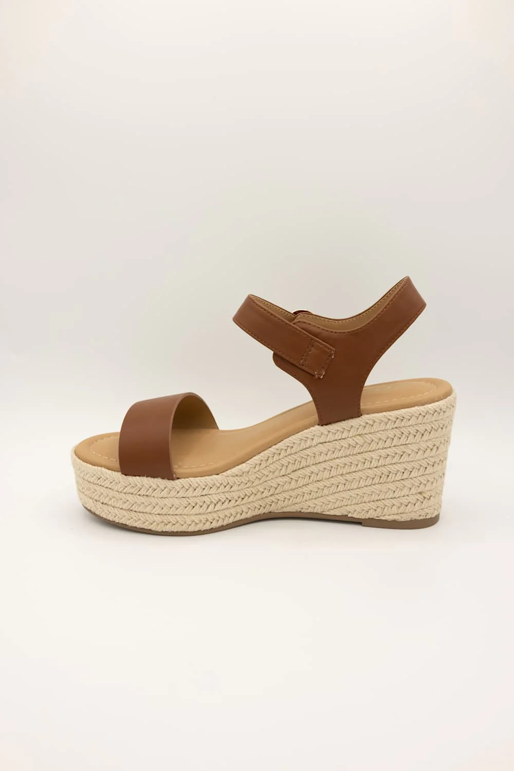 Soda Jena Rope Wedges for Women in Cognac | JENA-S COGNAC - Image 3