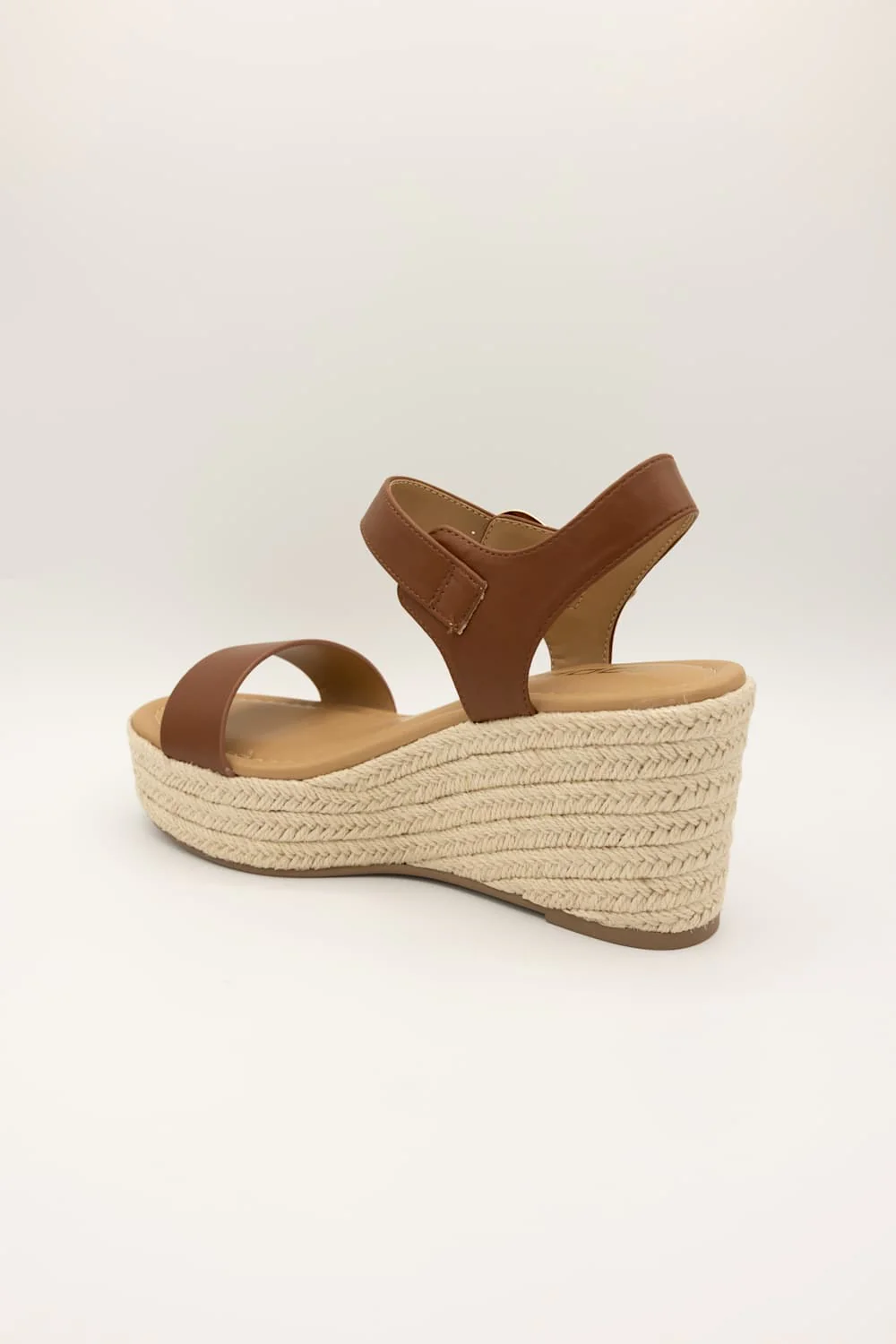 Soda Jena Rope Wedges for Women in Cognac | JENA-S COGNAC - Image 4