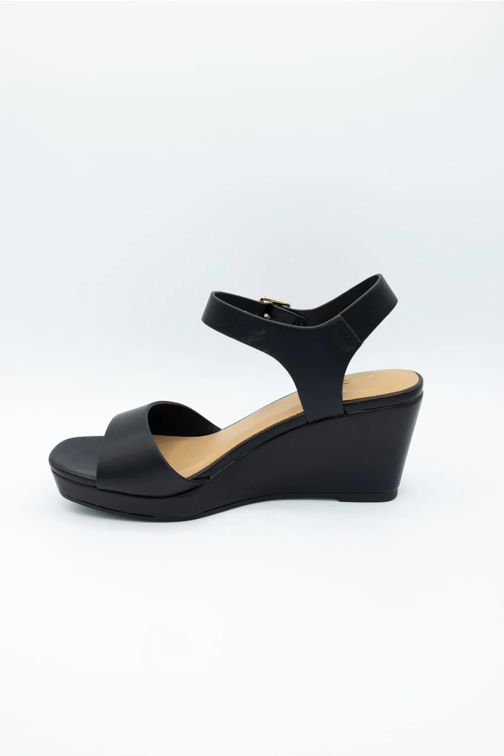Soda Kate Wedges for Women in Black | KATE-S BLACK - Image 2