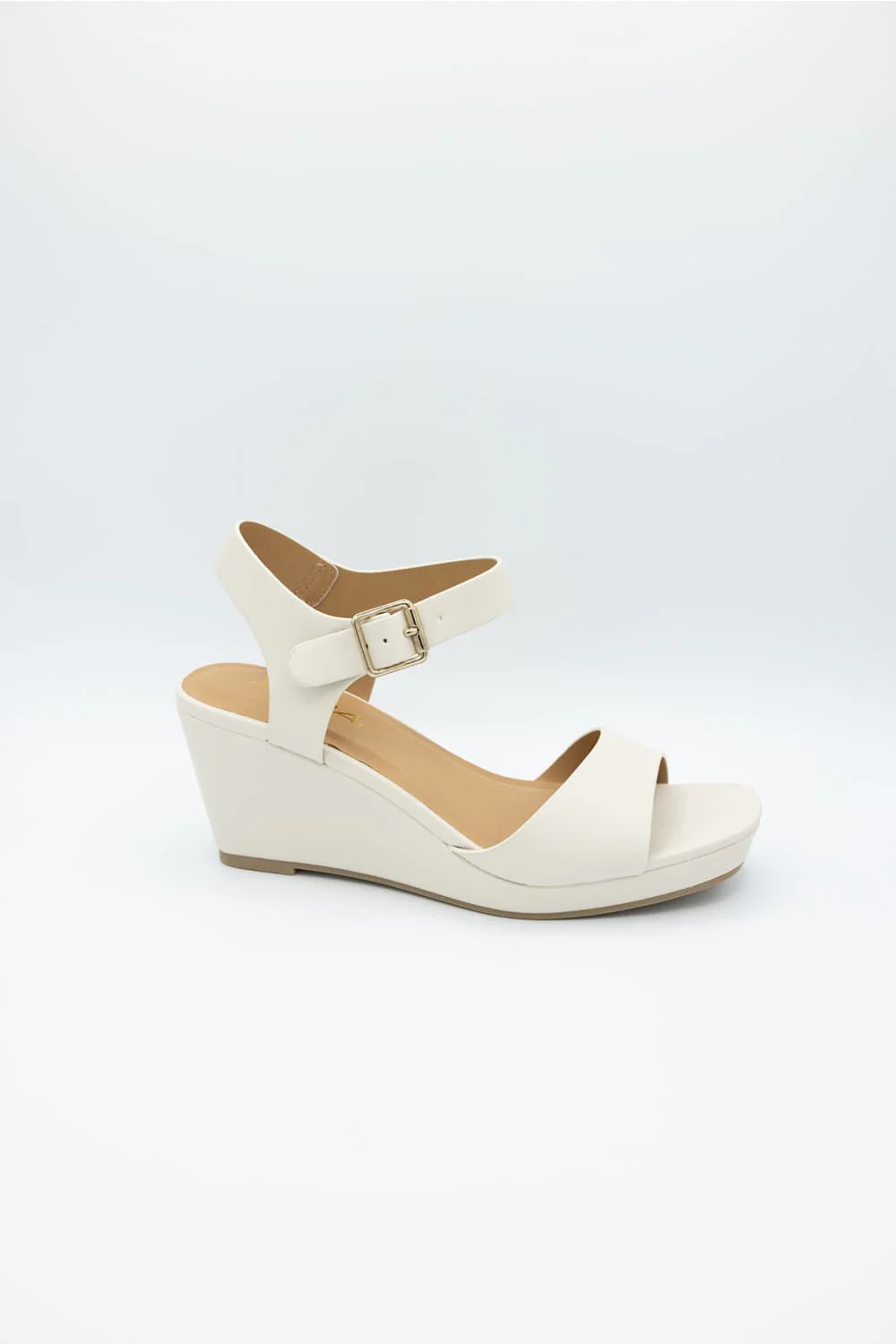 Soda Kate Wedges for Women in Off White | KATE-S OFFWHITE - Image 4