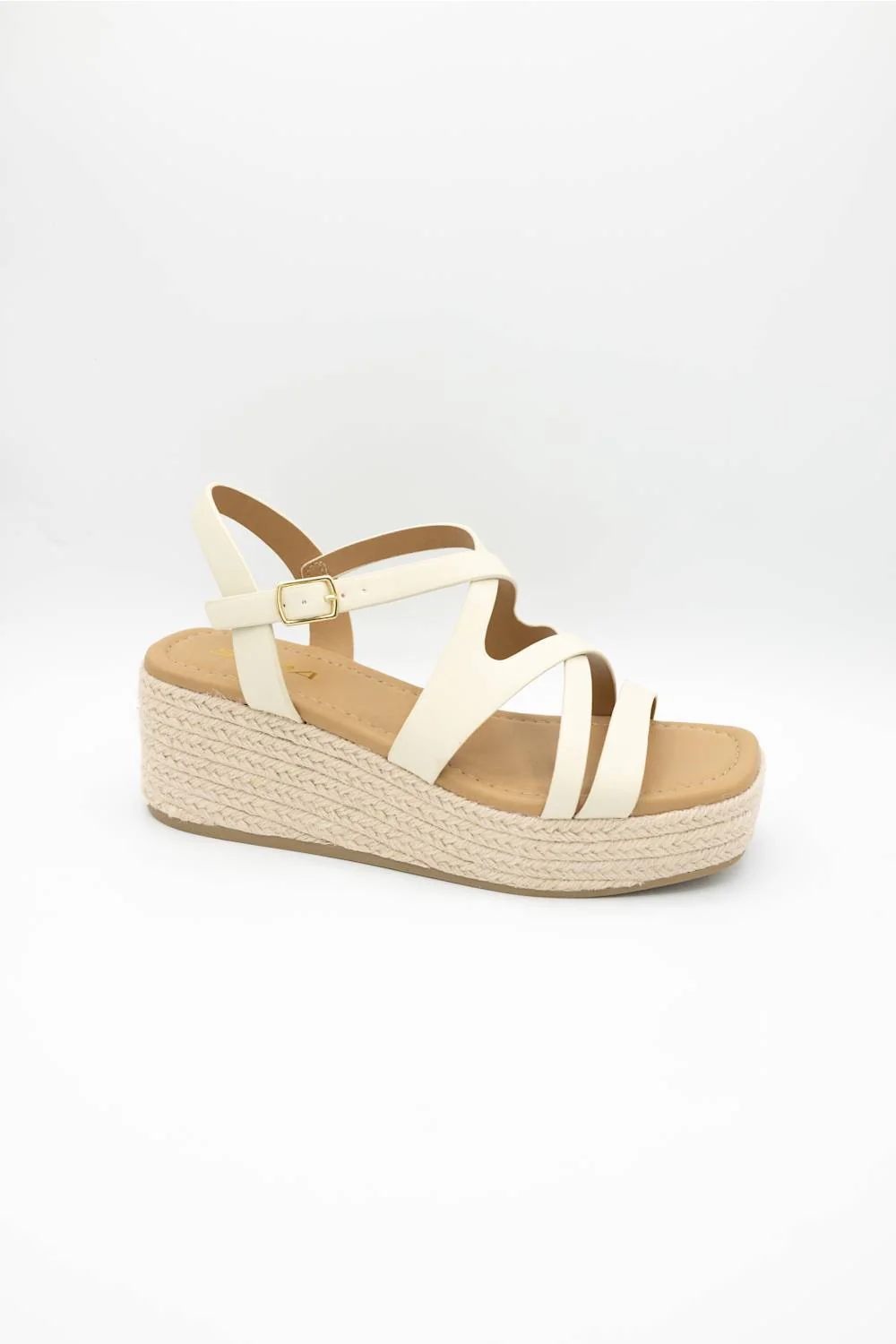 Soda Loco Rope Wedges for Women in Bone | LOCO-S BONE - Image 2