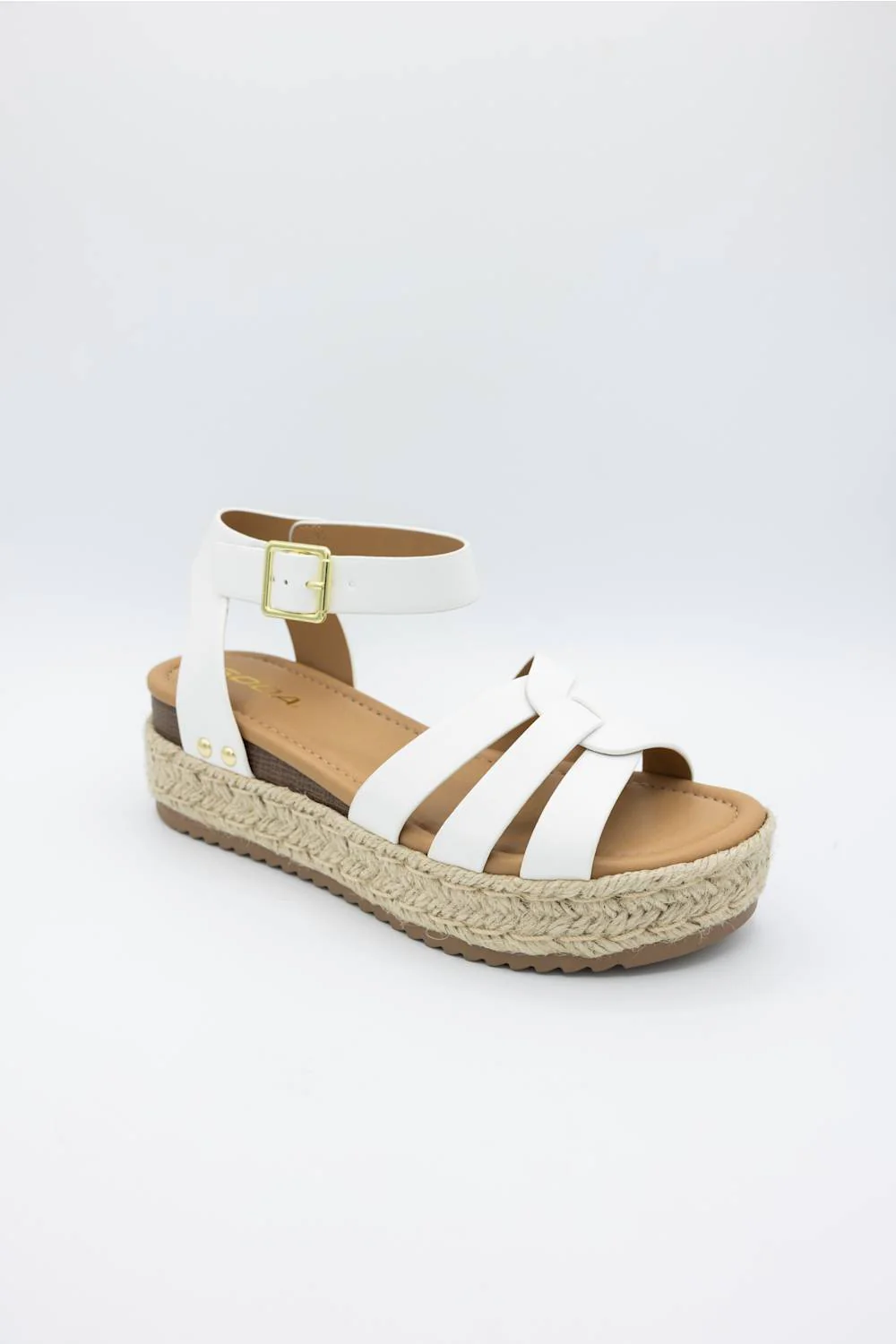 Soda Motive Rope Platform Sandals for Women - Image 2