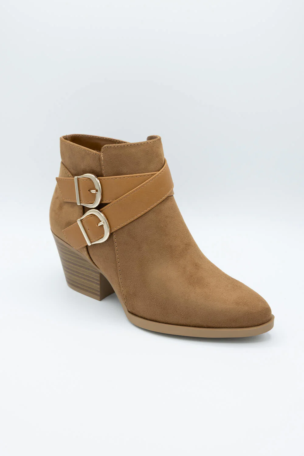 Soda Ponda Buckle Ankle Booties for Women - Image 2