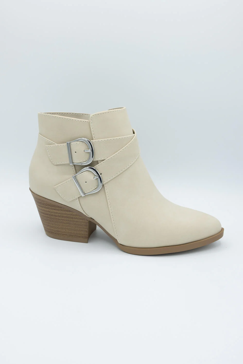 Soda Ponda Buckle Ankle Booties for Women - Image 3
