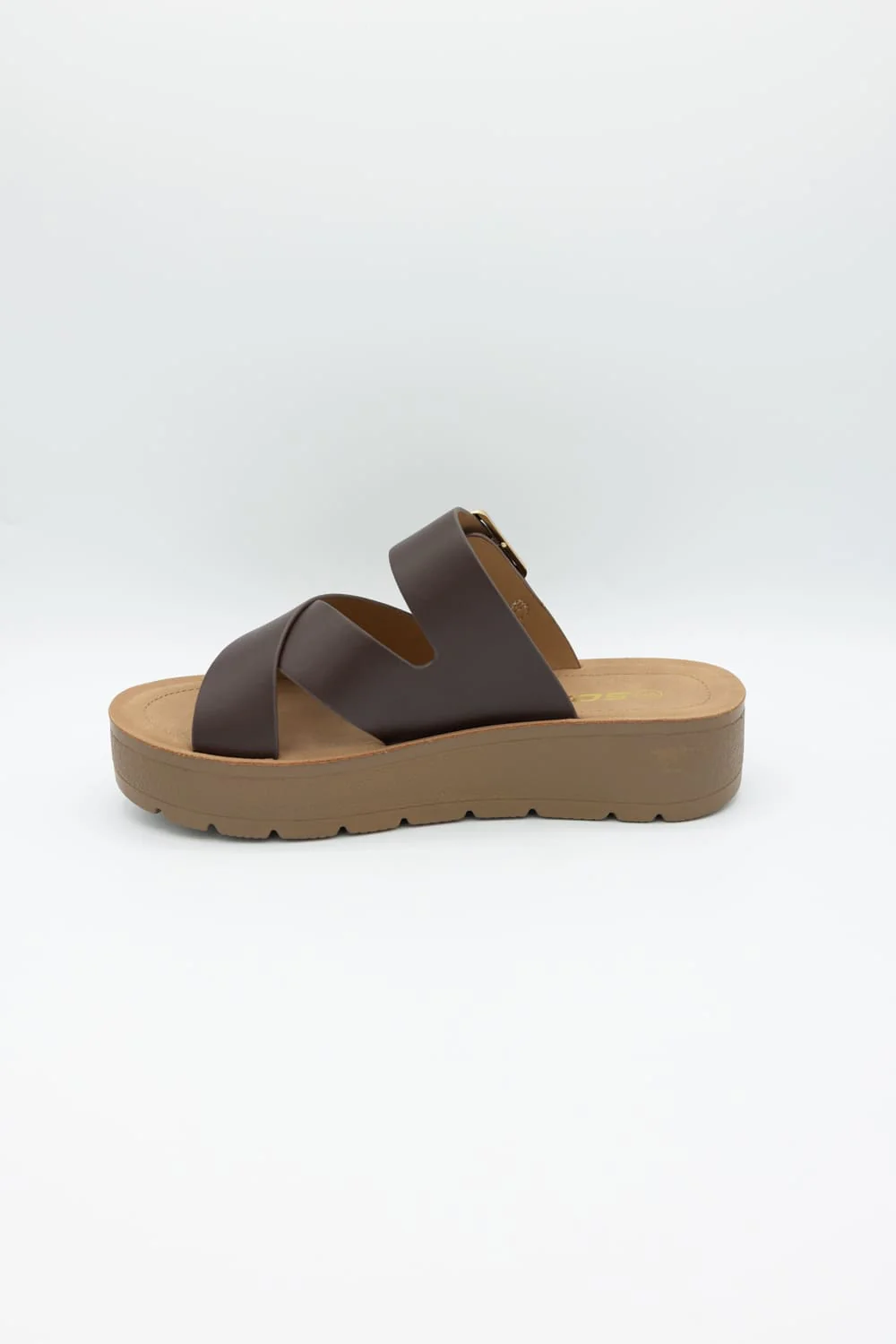 Soda Resume Platform Sandals for Women in Brown | RESUME-S BROWN - Image 4