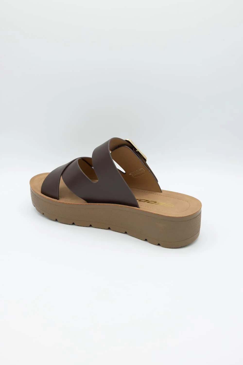 Soda Resume Platform Sandals for Women in Brown | RESUME-S BROWN - Image 6