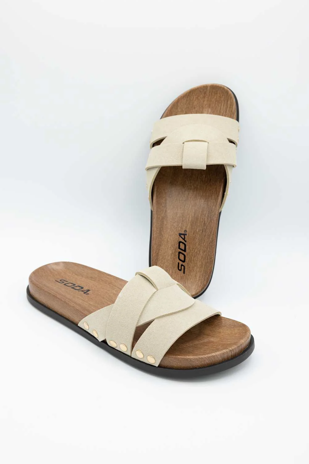 Soda Scout Slide Sandals in Wheat | SCOUT-S WHEAT - Image 2