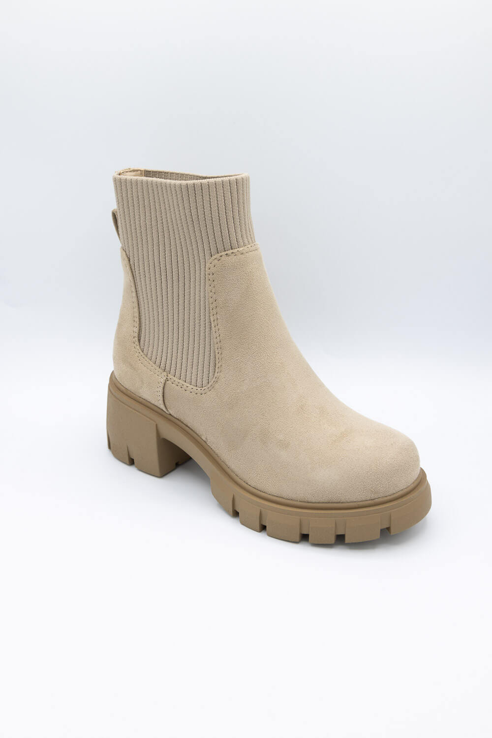 Soda Zordy Lug Booties for Women in Light Brown | ZORDY-S LT WHEAT - Image 2